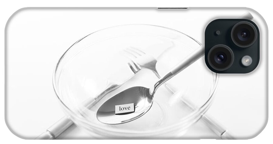 Bowl iPhone Case featuring the photograph U R What U Eat- Love by Jo Ann Tomaselli