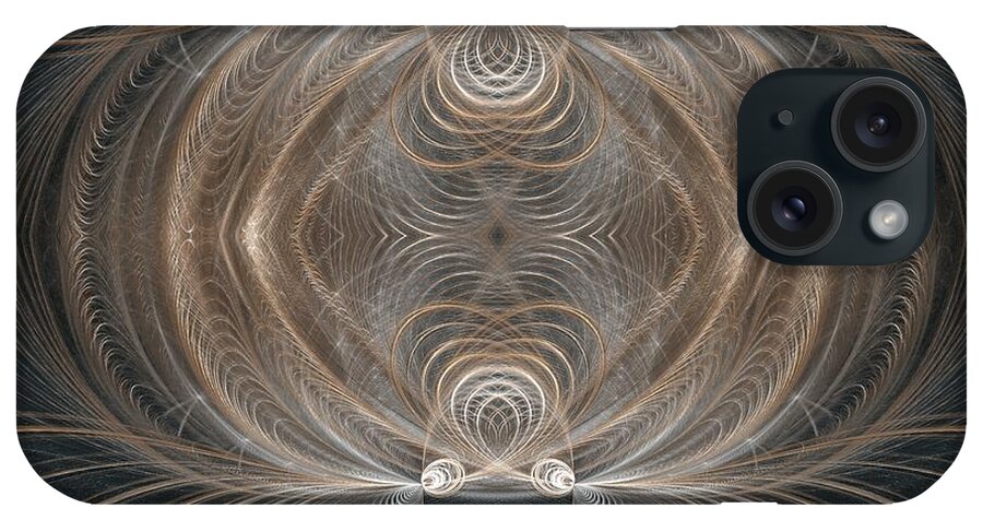 Fractal iPhone Case featuring the digital art Unfolding by Missy Gainer