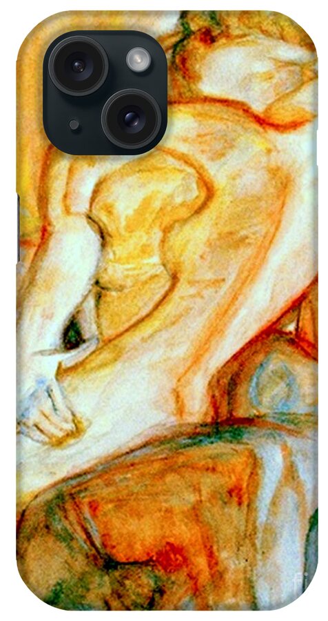 Art Collectors iPhone Case featuring the painting Unforgettable by Helena Bebirian