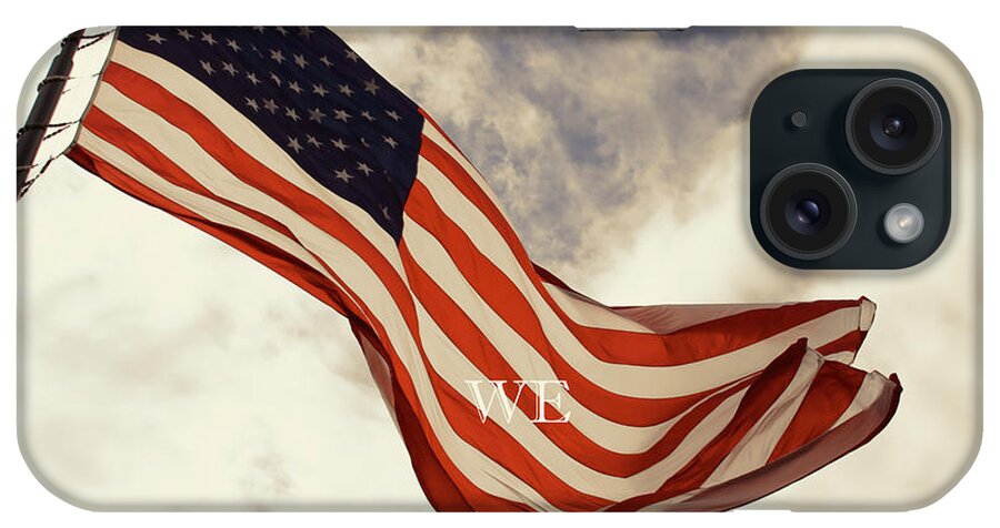 Usa iPhone Case featuring the photograph United We Stand by Tony Grider