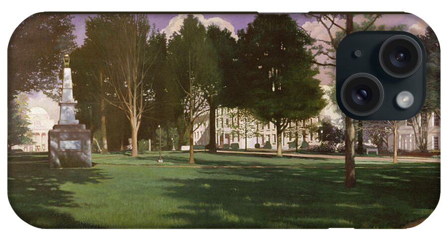 Usc iPhone Case featuring the painting University of South Carolina Horseshoe 1984 by Blue Sky