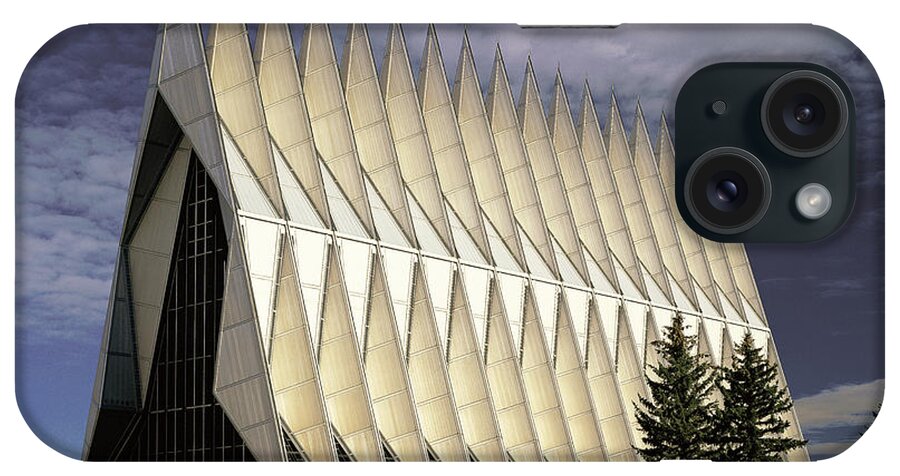 Colorado iPhone Case featuring the photograph Us Air Force Academy Chapel by Jeffrey Greenberg