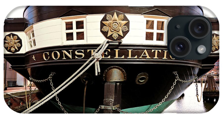 Constellation iPhone Case featuring the photograph USS Constellation by Stephen Stookey