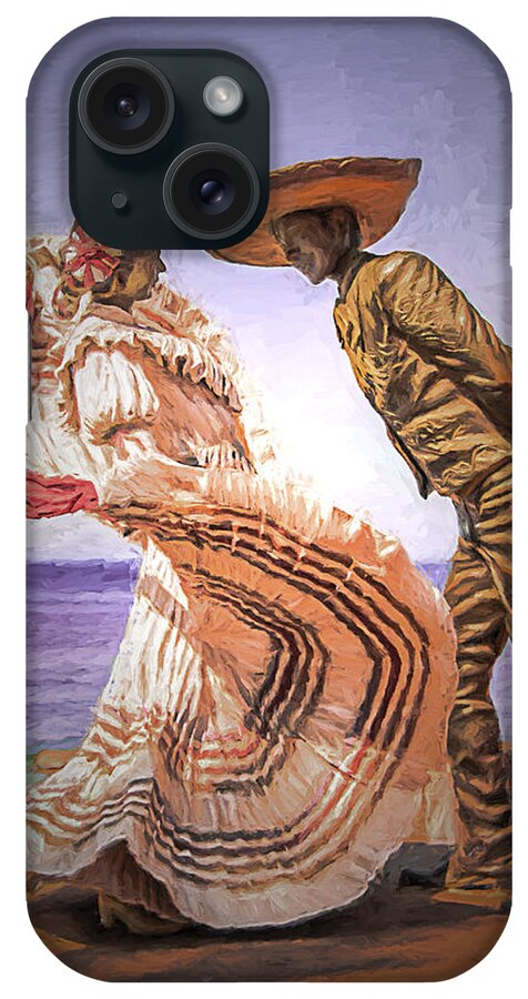 Beach iPhone Case featuring the photograph Vallarta Dancers by Maria Coulson