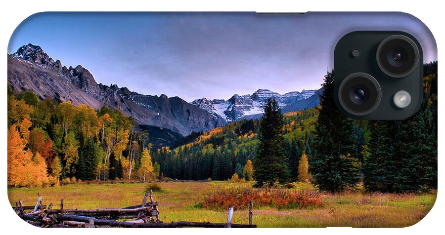 Landscape iPhone Case featuring the photograph Valley of Mt Sneffels by Steven Reed