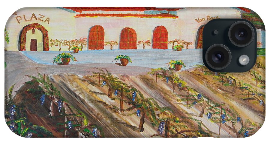 Van Roekel Winery iPhone Case featuring the painting Van Roekel Winery by Eric Johansen