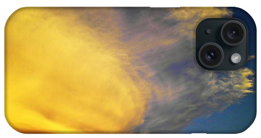New Mexico Skies iPhone Case featuring the photograph Vanilla Skies I by Sian Lindemann