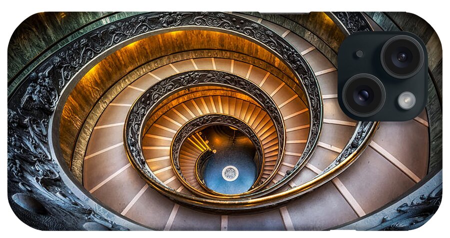 Italy iPhone Case featuring the photograph Vatican Museum Stairs by Aaron Choi