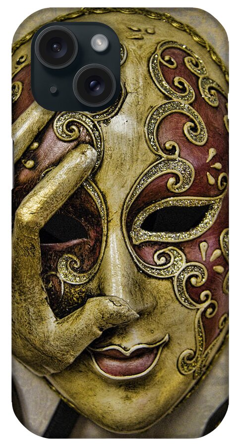 Venetian iPhone Case featuring the photograph Venetian Carnaval Mask by David Smith