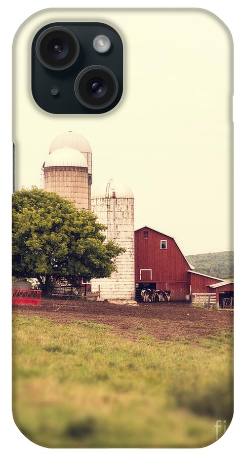 Vermont iPhone Case featuring the photograph Vermont Family Farm by Edward Fielding