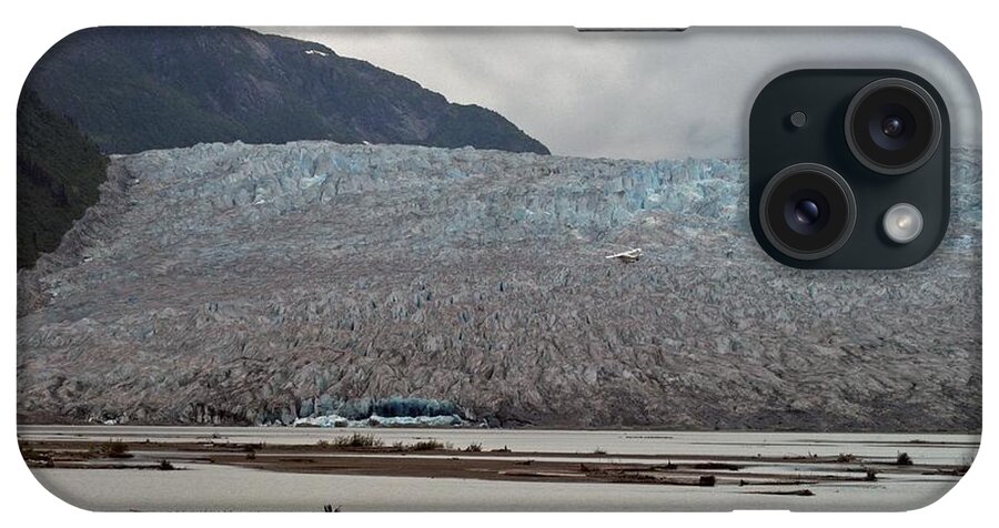 Airplane View.glacier iPhone Case featuring the photograph Very Slow by Joseph Yarbrough