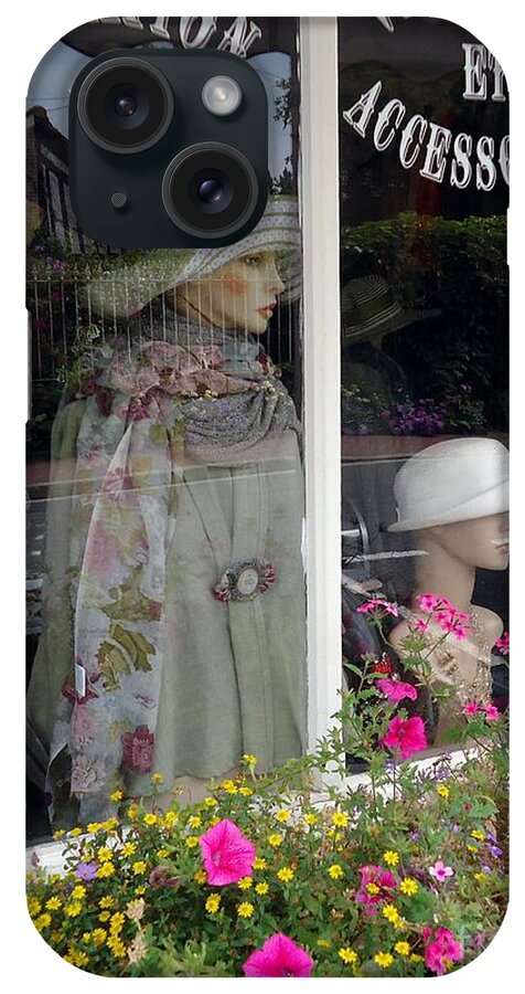 Window Display iPhone Case featuring the photograph Vetements by Barbie Corbett-Newmin