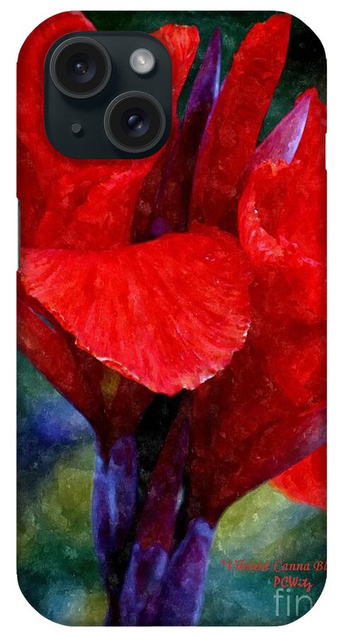 Vibrant Canna Bloom iPhone Case featuring the photograph Vibrant Canna Bloom by Patrick Witz