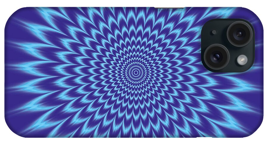 Vibrating iPhone Case featuring the digital art Vibrating colors by Gianni Sarcone