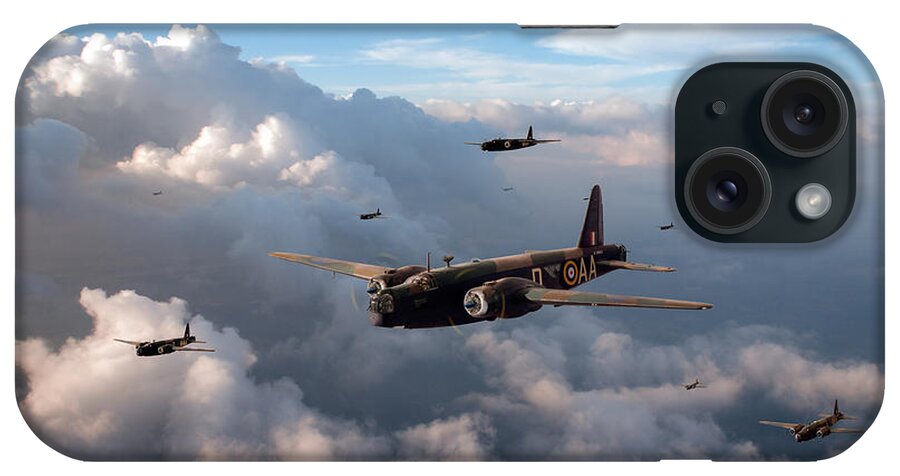 Wellington iPhone Case featuring the photograph Vickers Wellingtons No 75 Squadron by Gary Eason