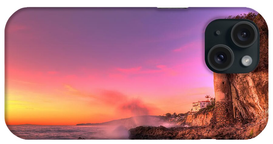 Victoria Beach iPhone Case featuring the photograph Victoria Beach at Sunset by Eddie Yerkish