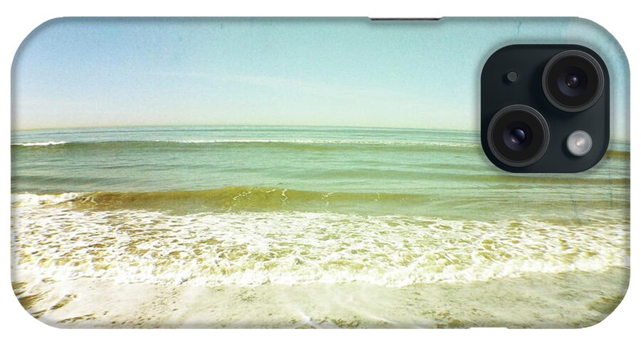 Tranquility iPhone Case featuring the photograph View Of Tides In Sea by Denise Taylor