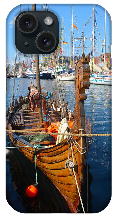 Viking iPhone Case featuring the photograph Viking Ship II by Carol Eliassen