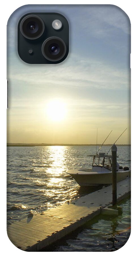 St. Augustine iPhone Case featuring the photograph Vilano Beach Sunset by Laurie Perry