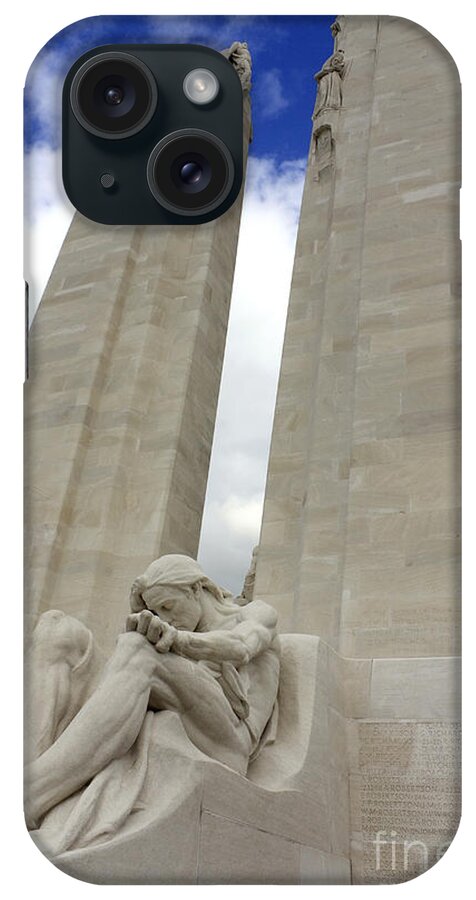 Vimy Ridge Memorial France Canadian Battle iPhone Case featuring the photograph Vimy Ridge Memorial France by Julia Gavin