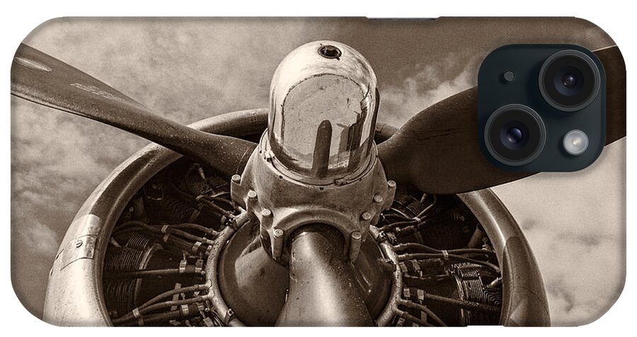 3scape iPhone Case featuring the photograph Vintage B-17 by Adam Romanowicz