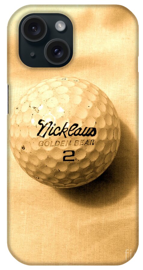 Vintage Golf Ball iPhone Case featuring the photograph Vintage Golf Ball by Anita Lewis