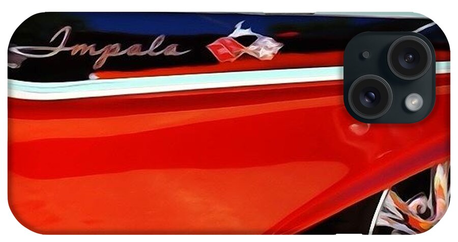 Classic Car iPhone Case featuring the photograph Vintage Impala by Hermes Fine Art