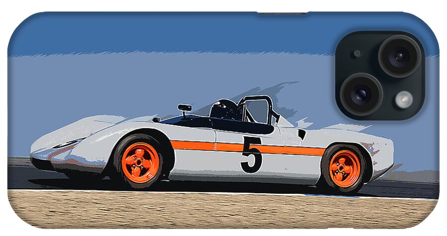 Vintage Race Cars iPhone Case featuring the photograph Vintage No 5 by Tom Griffithe