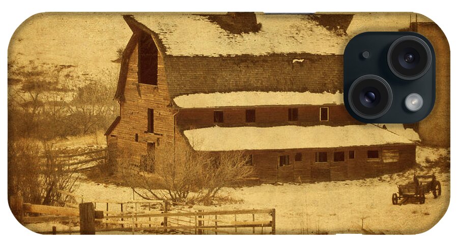 Barn iPhone Case featuring the photograph Vintage Perry Park Barn by Priscilla Burgers