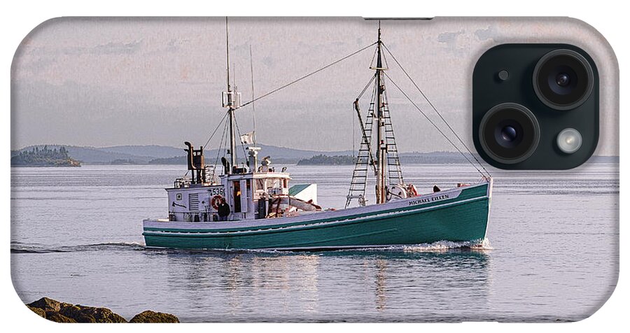 Michael Eileen iPhone Case featuring the photograph Vintage Sardine Carrier Michael Eileen by Marty Saccone