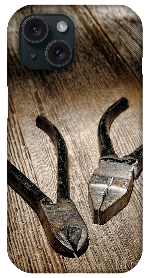 Tools iPhone Case featuring the photograph Vintage Tools by Olivier Le Queinec