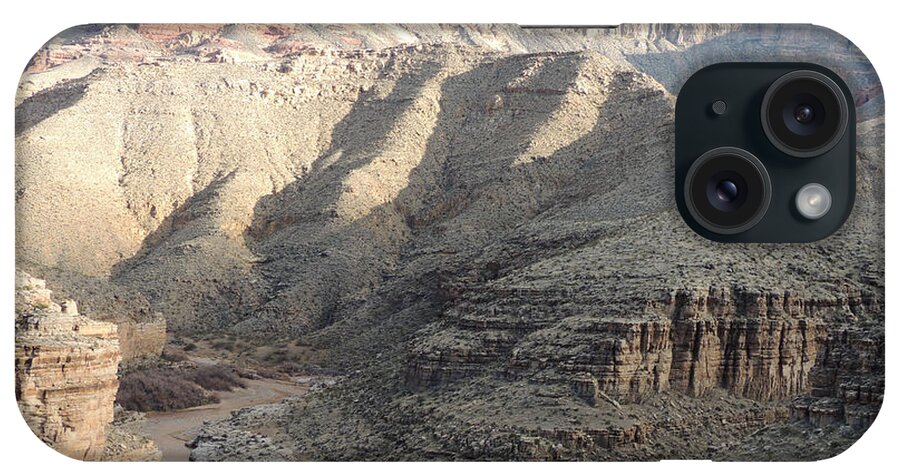 Desert Landscape iPhone Case featuring the photograph Virgin River Gorge AZ 2113 by Andrew Chambers