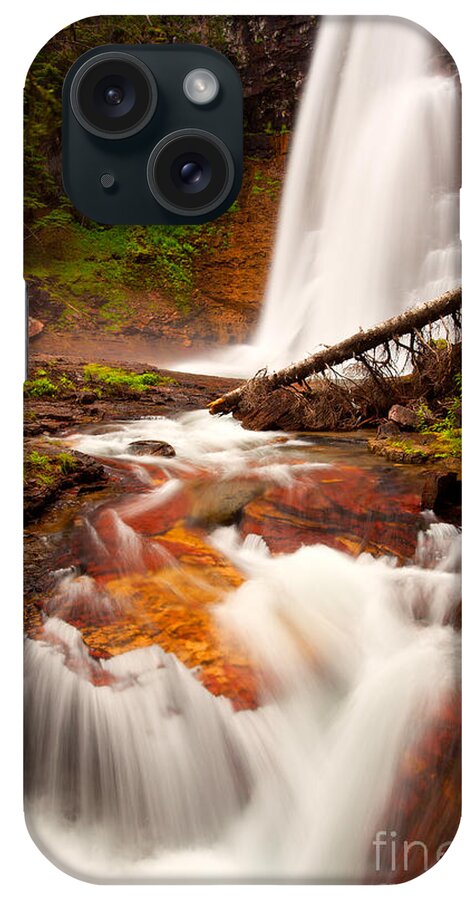Montana iPhone Case featuring the photograph Virginia Cascades by Aaron Whittemore