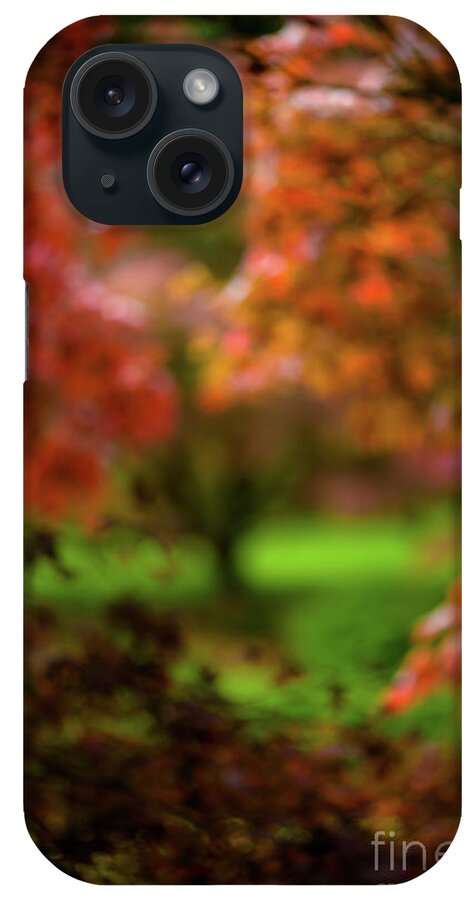 Abstract iPhone Case featuring the photograph Visions of Leaves by Venetta Archer