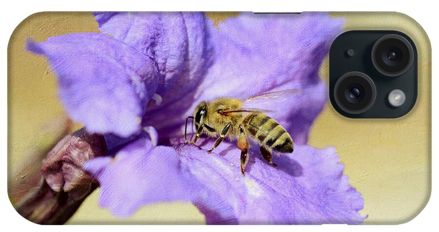 Bee iPhone Case featuring the photograph Visiting Hours 3 by Fraida Gutovich