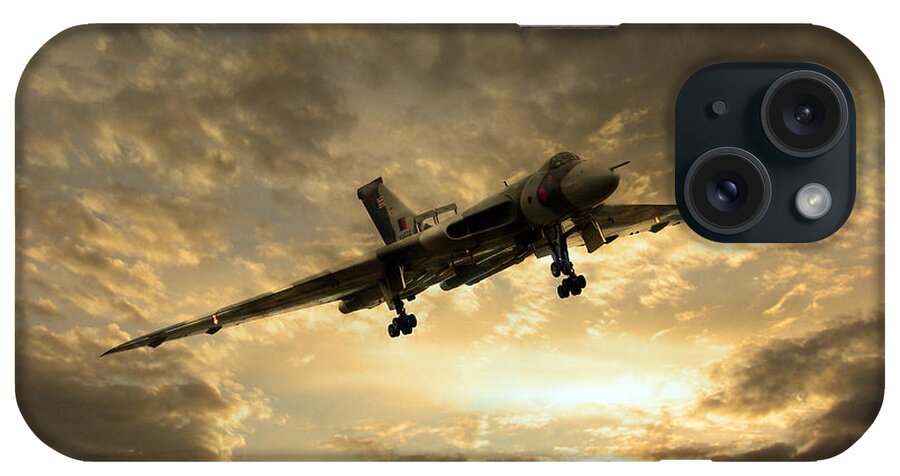 Avro iPhone Case featuring the digital art Vulcan Cometh by Airpower Art