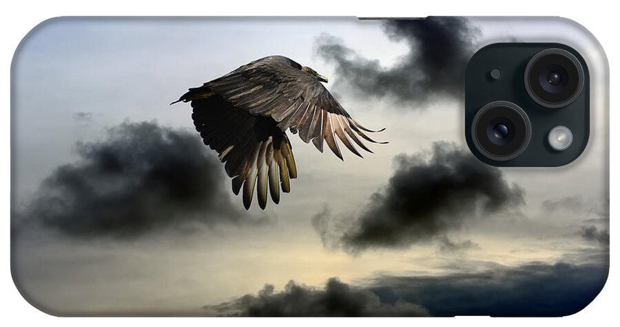 Turkey Vulture iPhone Case featuring the photograph Vulture Sky by Patrick Wolf