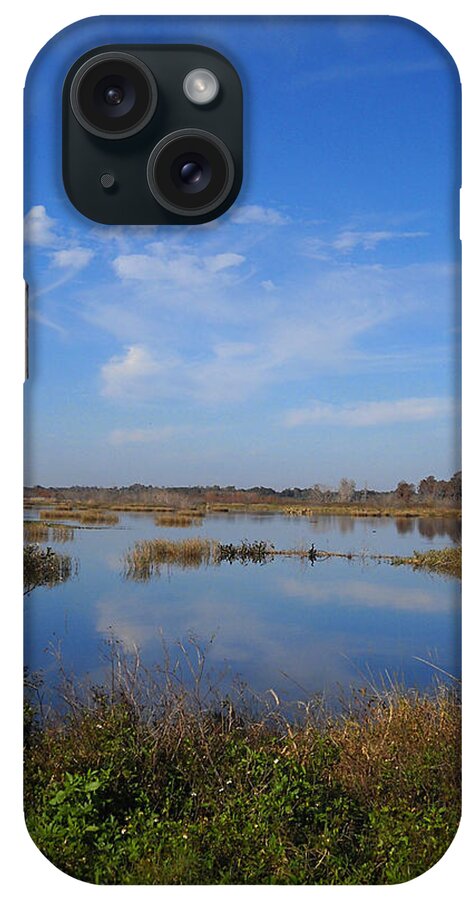 Landscape Photography iPhone Case featuring the photograph Wading Bird Way 001 by Christopher Mercer