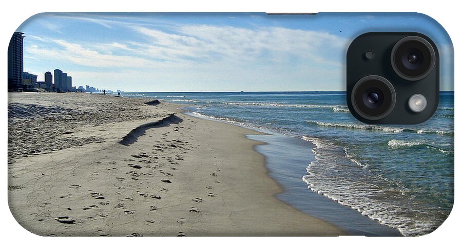 Beach iPhone Case featuring the photograph Walking the Beach by Sandy Keeton