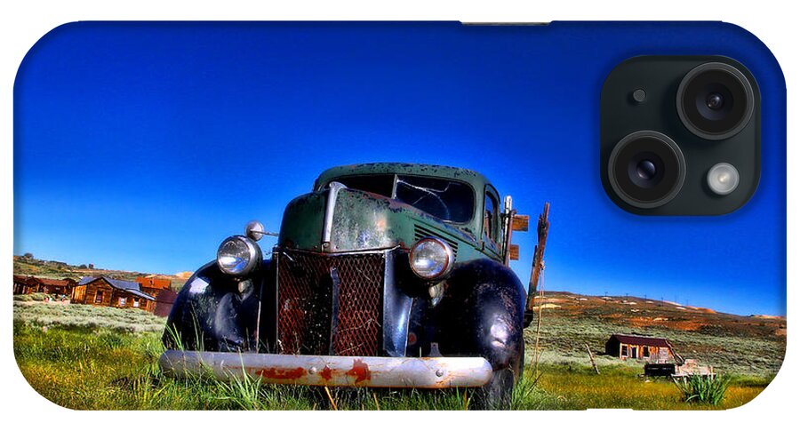 Truck iPhone Case featuring the photograph Wanna Ride - Bodie Ghost Town By Diana Sainz by Diana Raquel Sainz