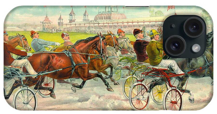 Warm-up Lap 1893 iPhone Case featuring the photograph Warm-Up Lap 1893 by Padre Art