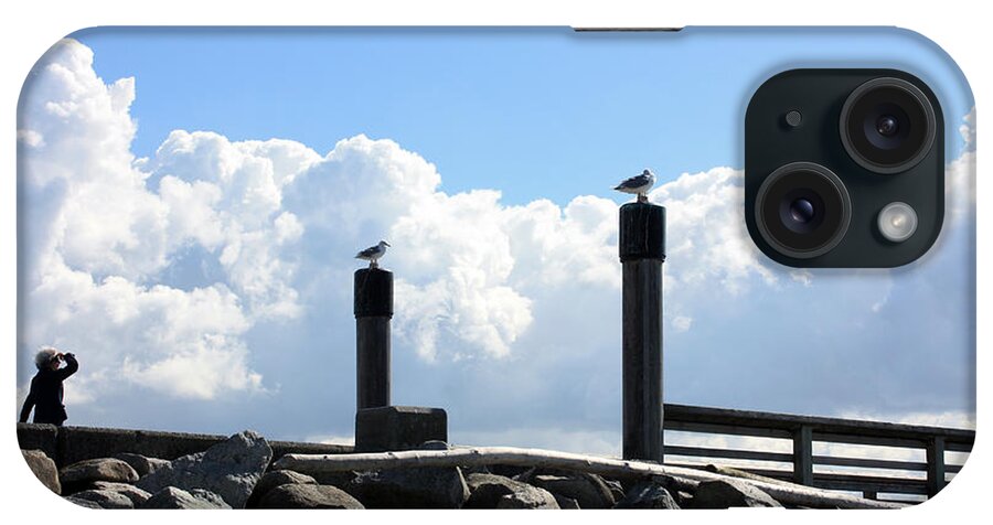 Clouds iPhone Case featuring the photograph Watching the clouds by Gerry Bates