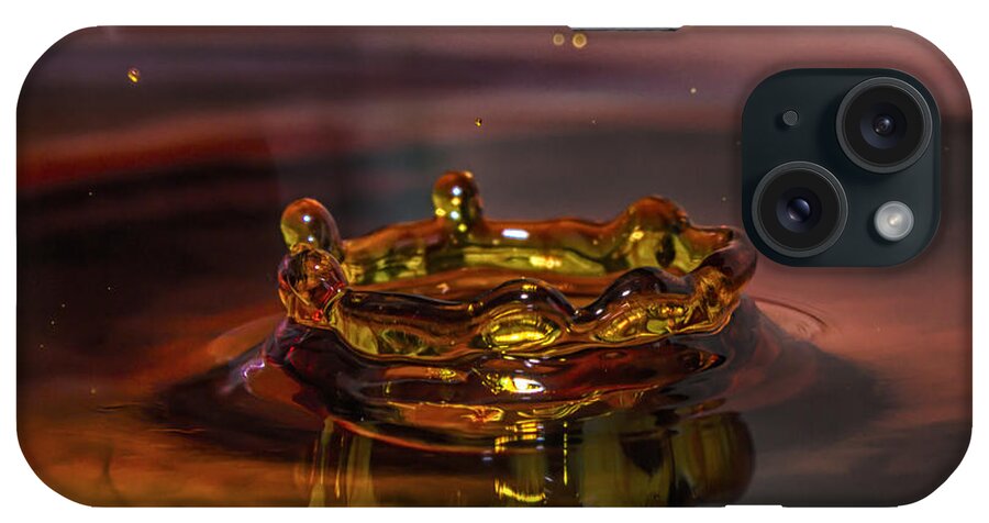 Water Drop iPhone Case featuring the photograph Water Drop Art by Peter Ciro