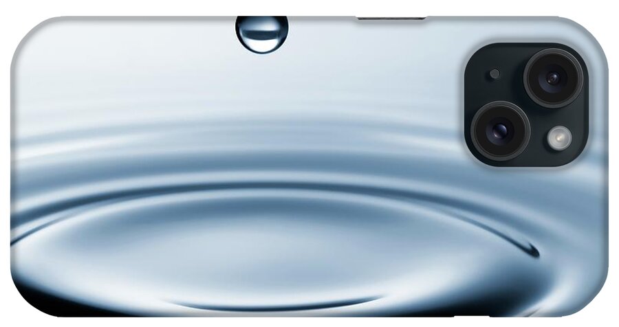 Indoors iPhone Case featuring the photograph Water Drop Impact by Wladimir Bulgar/science Photo Library