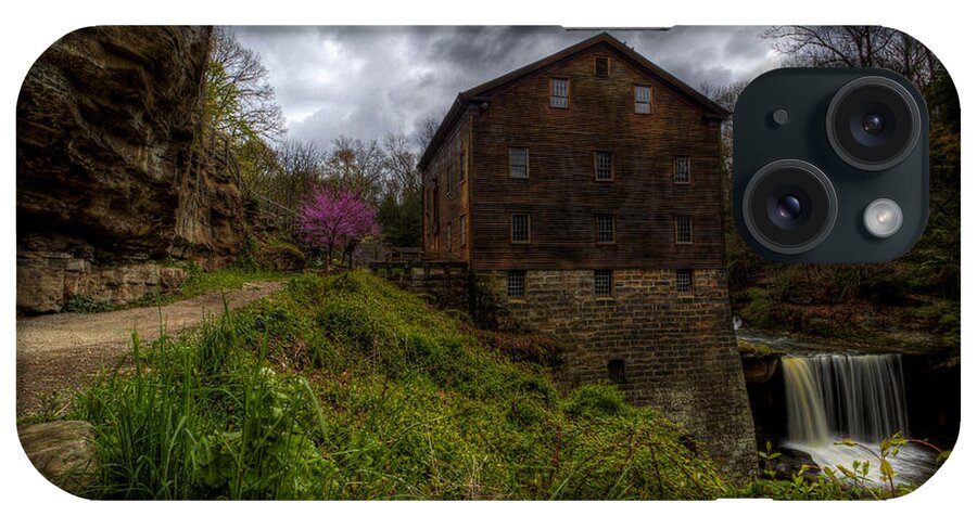 Mill Creek Park iPhone Case featuring the photograph Waterfall at the Old Mill by David Dufresne