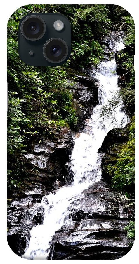 Waterfall iPhone Case featuring the photograph Waterfall on the Trail by Tara Potts