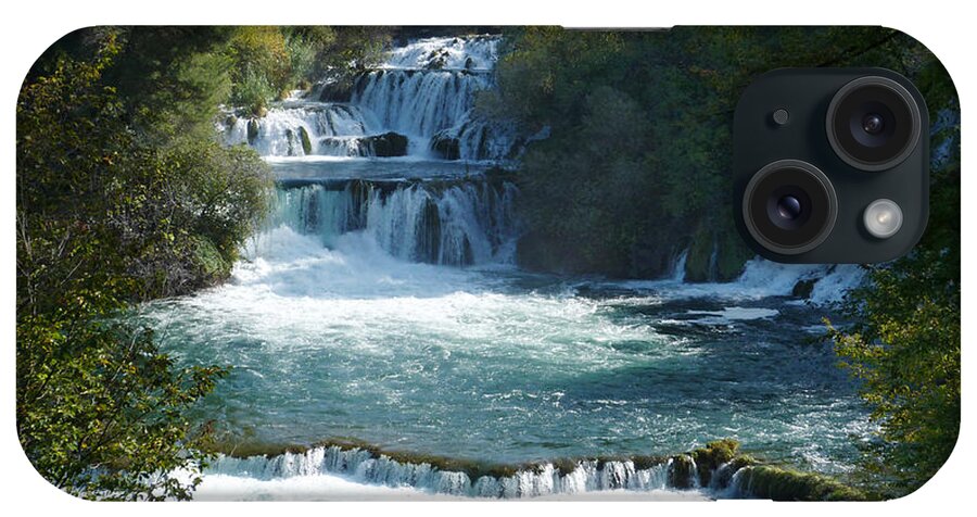 Skradinski Buk iPhone Case featuring the photograph Waterfalls - Krka National Park - Croatia by Phil Banks