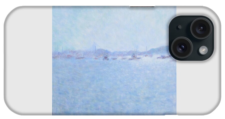 Landscape iPhone Case featuring the painting Waterway of Beautiful France by Glenda Crigger