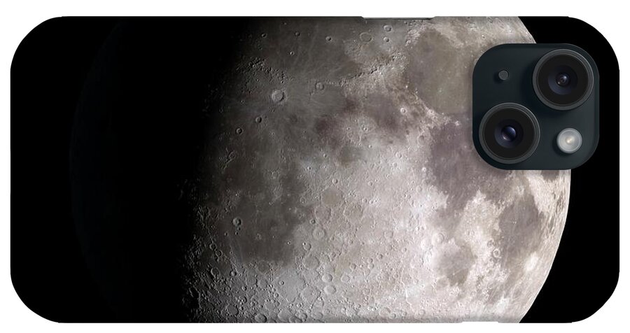 Moon iPhone Case featuring the photograph Waxing Gibbous Moon by Nasa/gsfc-svs/science Photo Library