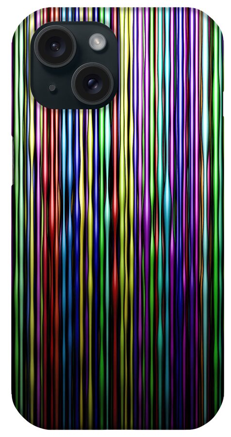 Lines iPhone Case featuring the digital art Waxy Lines by Matthew Lindley